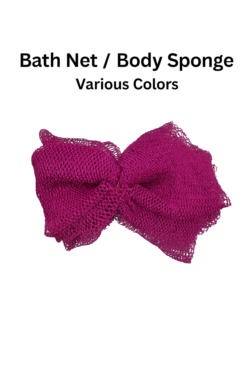 Bath Net - Body Sponge (various colors, ~6ft) (sapo, bad spons, mesh sponge)