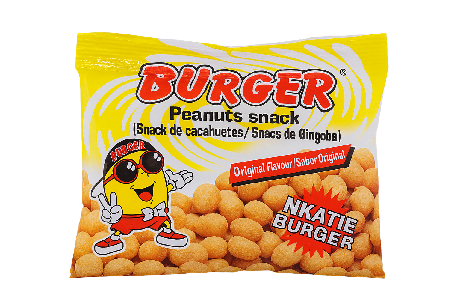 Peanuts Snack - pack of 10, 50g each (Ntakie Burger, Peanut Burger, Peanut Snack Balls, Coated Peanuts)