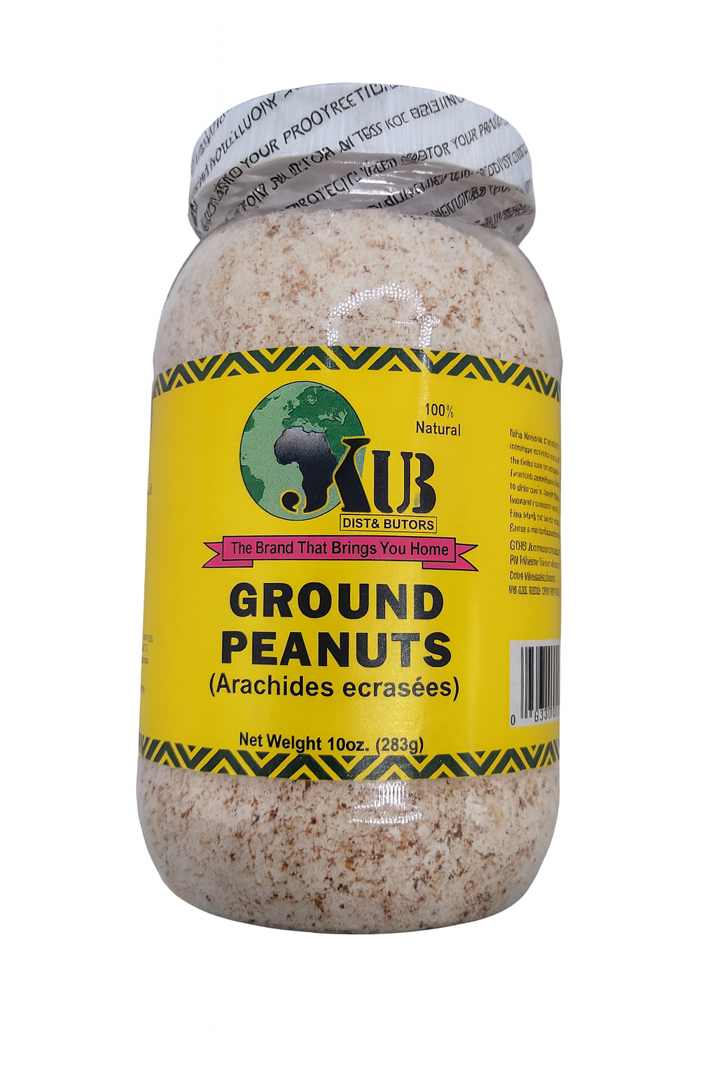 Ground Peanuts, 10oz (Poudre d’Arachide, Arachide Moulu, Bennie Powder)