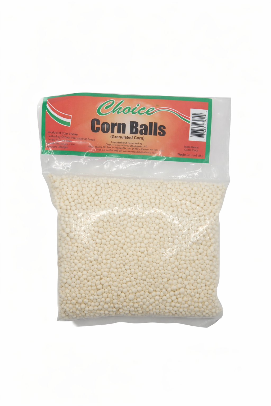 Corn Balls, Granulated Corn, 8oz (abolo, abgado, oka, masara)