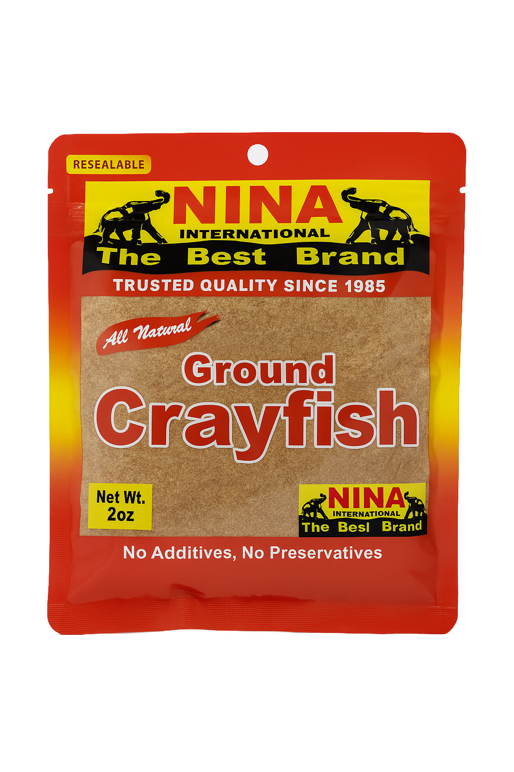 Crayfish - Ground, 2oz (Crevettes séchées, Agbavi, Yét)