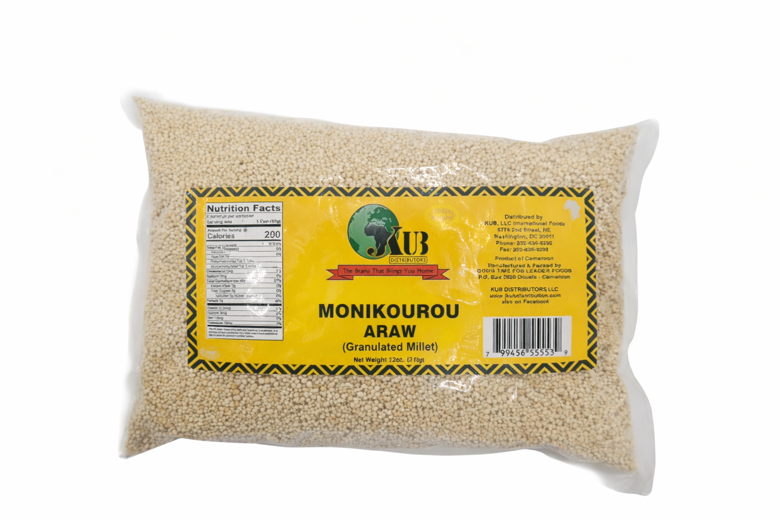 Granulated Millet – Monikourou Araw (12oz)-JKUB (gero, souna, acha, petit mil)