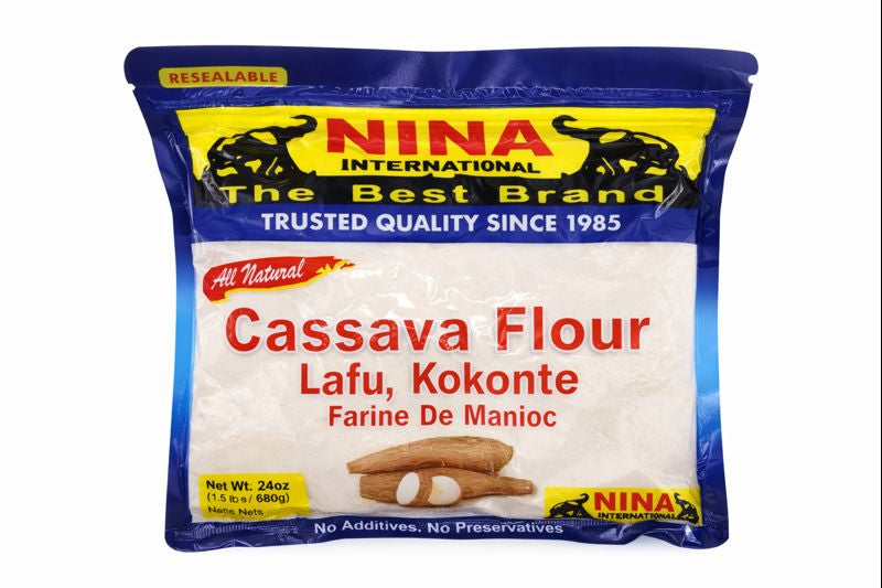 Cassava Flour (kokonte, lafun, farine de manioc, placali, ewokoume, agbelima)
