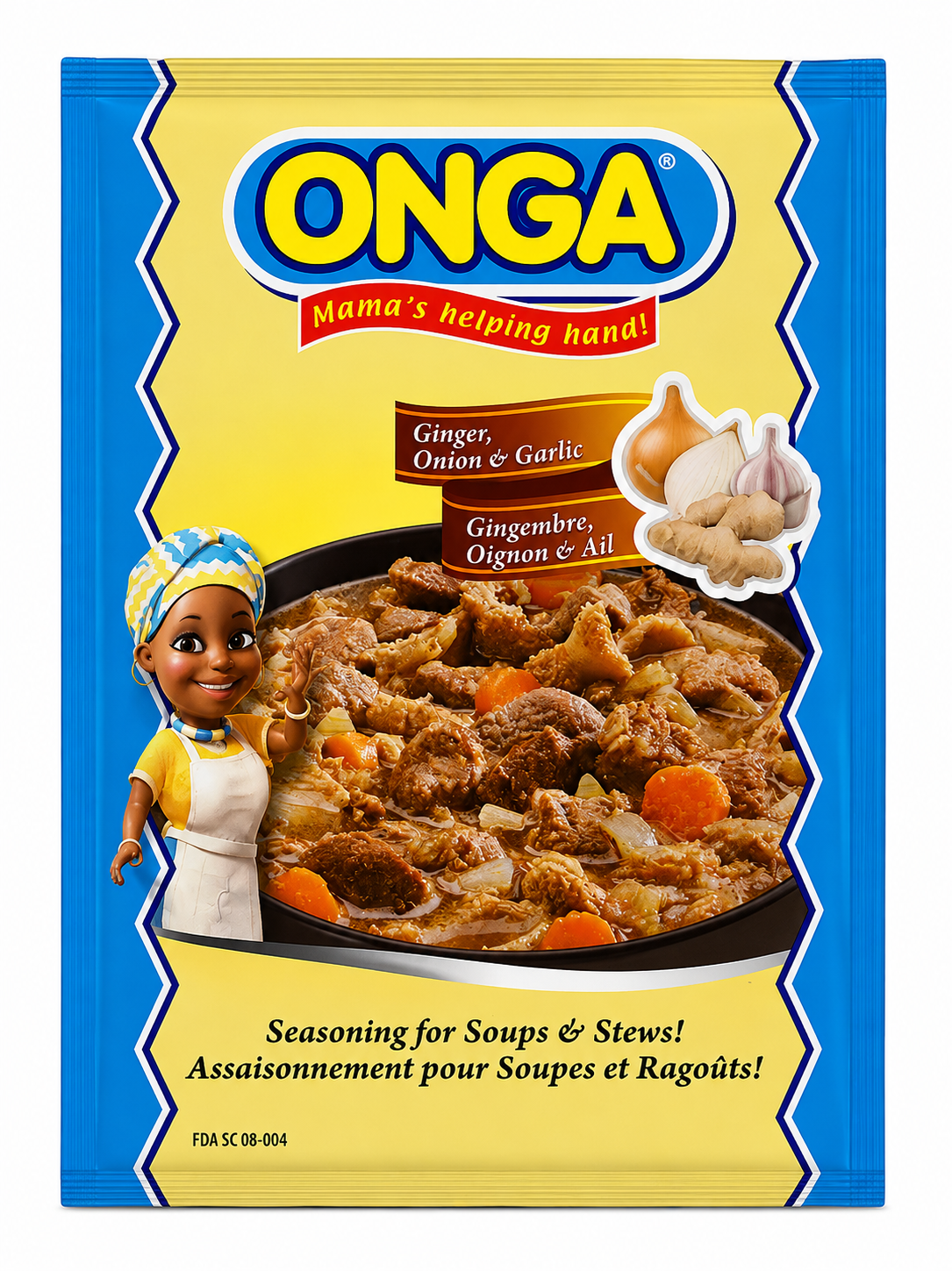 Ginger, Garlic & Onion seasoning powder (50g each)