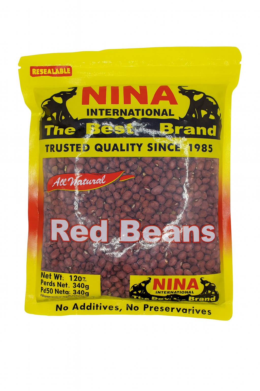 African Red Beans, 12oz (ewa riro, adzuki beans, haricots rouges, maharagwe mekundu)
