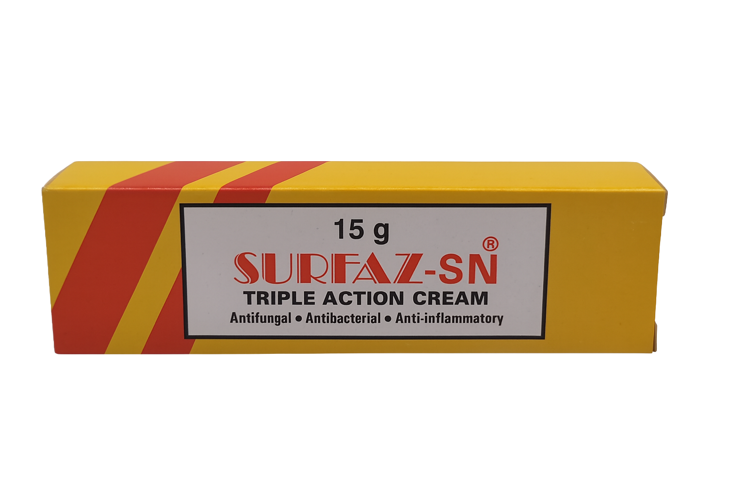 Triple Action Cream, Surfaz-SN - 15g (Antifungal, Antibacterial, Anti-Inflammatory)