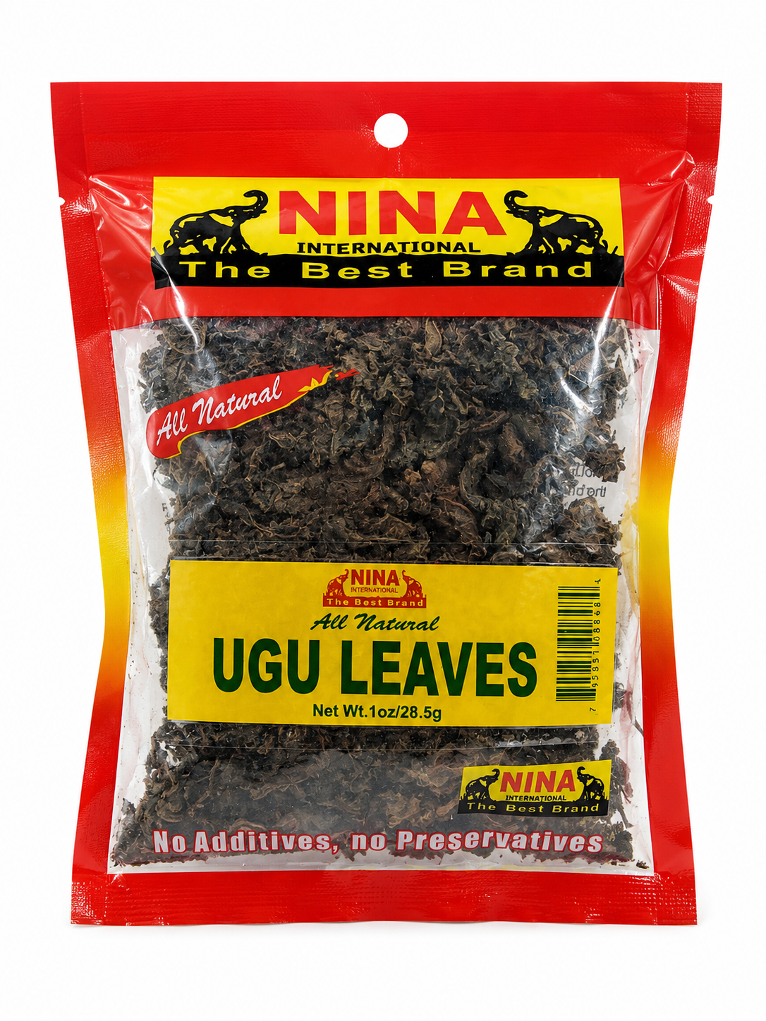 Ugu Leaves, 1oz (Igbo, Ibibio, Pumpkin Leaves)