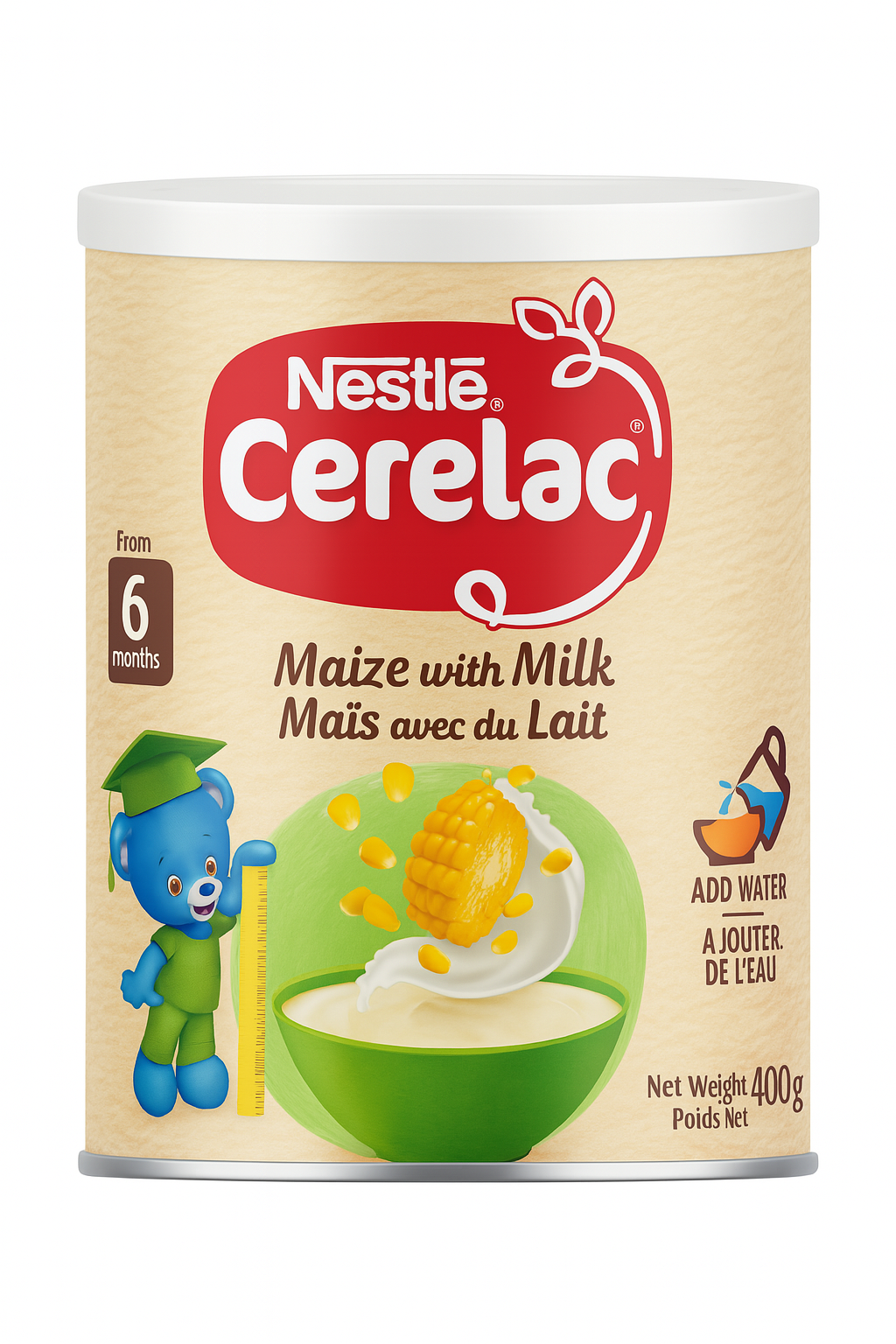 Cerelac Maize with Milk, 400g (Nestlé)