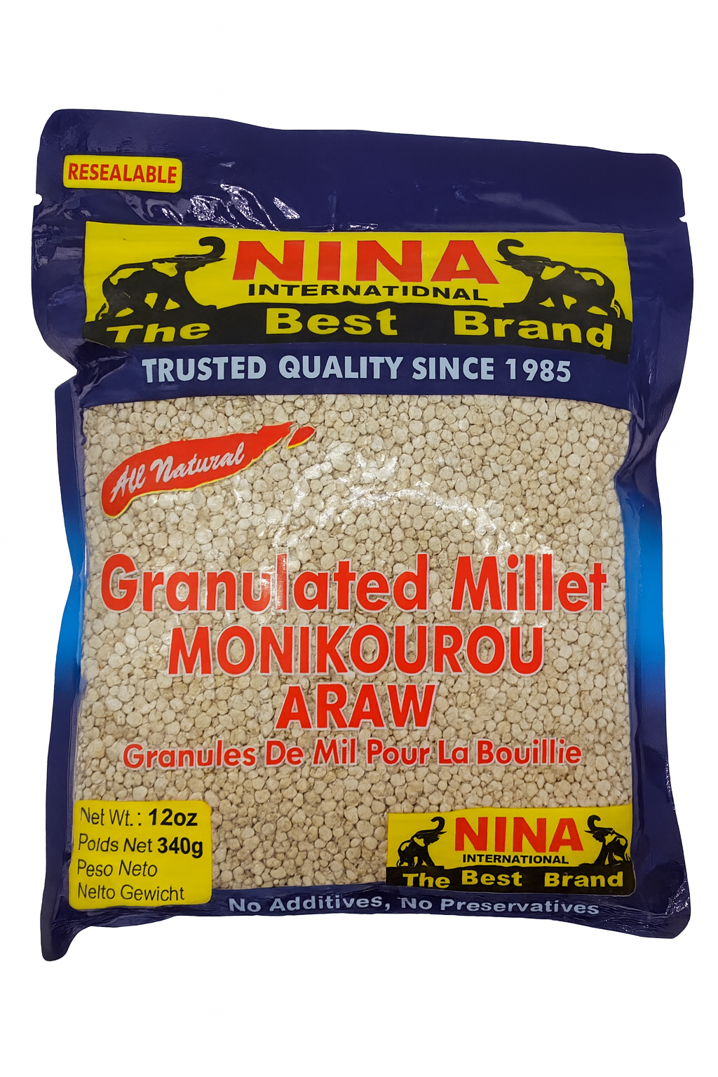 Granulated Millet – Monikourou Araw (12oz)