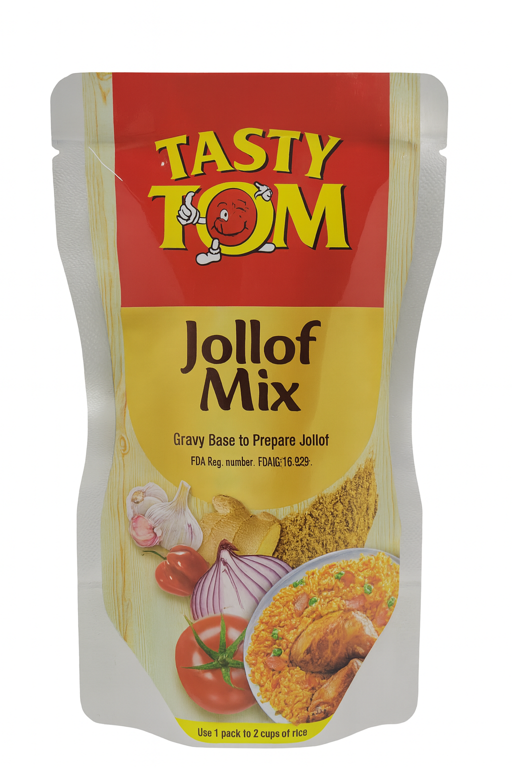 Tasty Tom Jollof Mix, 7.5oz/210g (Ceebu Jën Spice Mix)