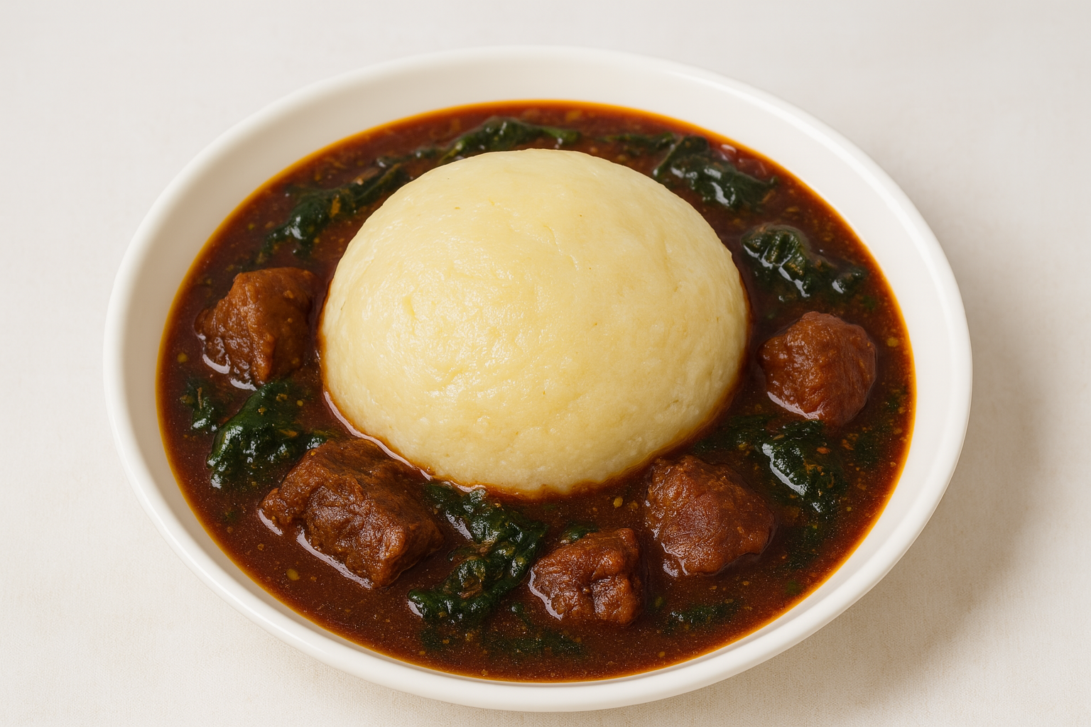 Tuo Zaafi (Djehuo / TZ) - Cornmeal and Cassava Flour (16oz) (Tuwo Masara / Tuwo Zafi, Tuwo, Akume)