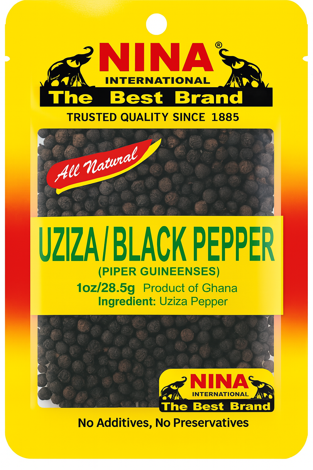 Uziza / Black Pepper (Piper Guineenses, Kpéssè)