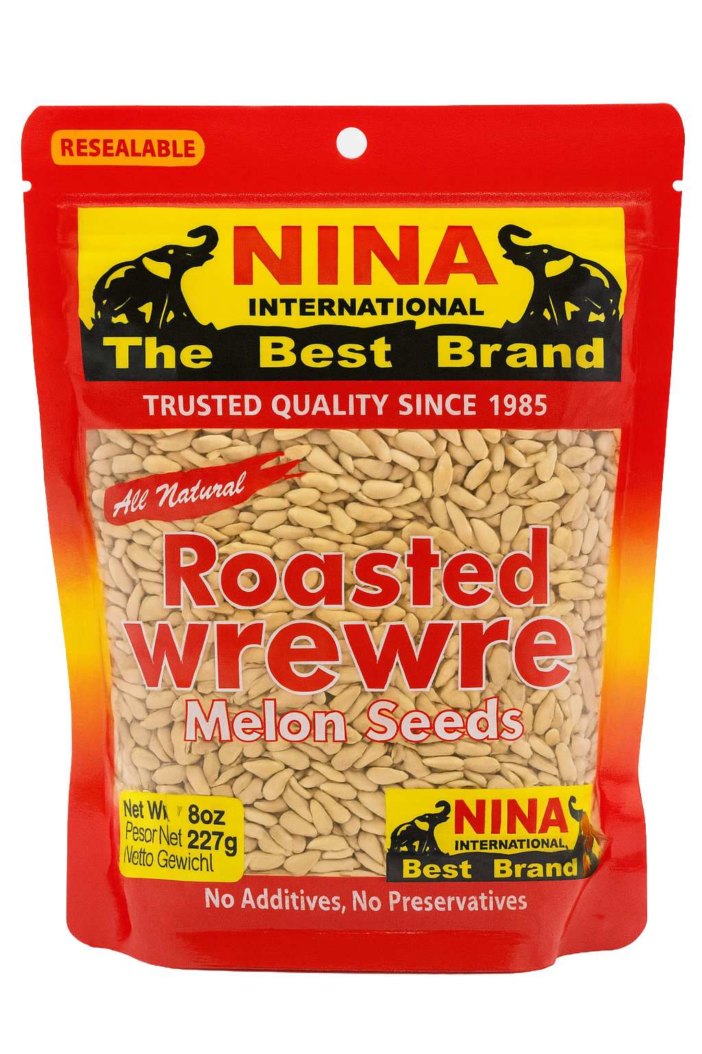 Roasted Wrewre, Melon Seeds (Egusi, Njangsa, Pistache, Goussi, Agushi)