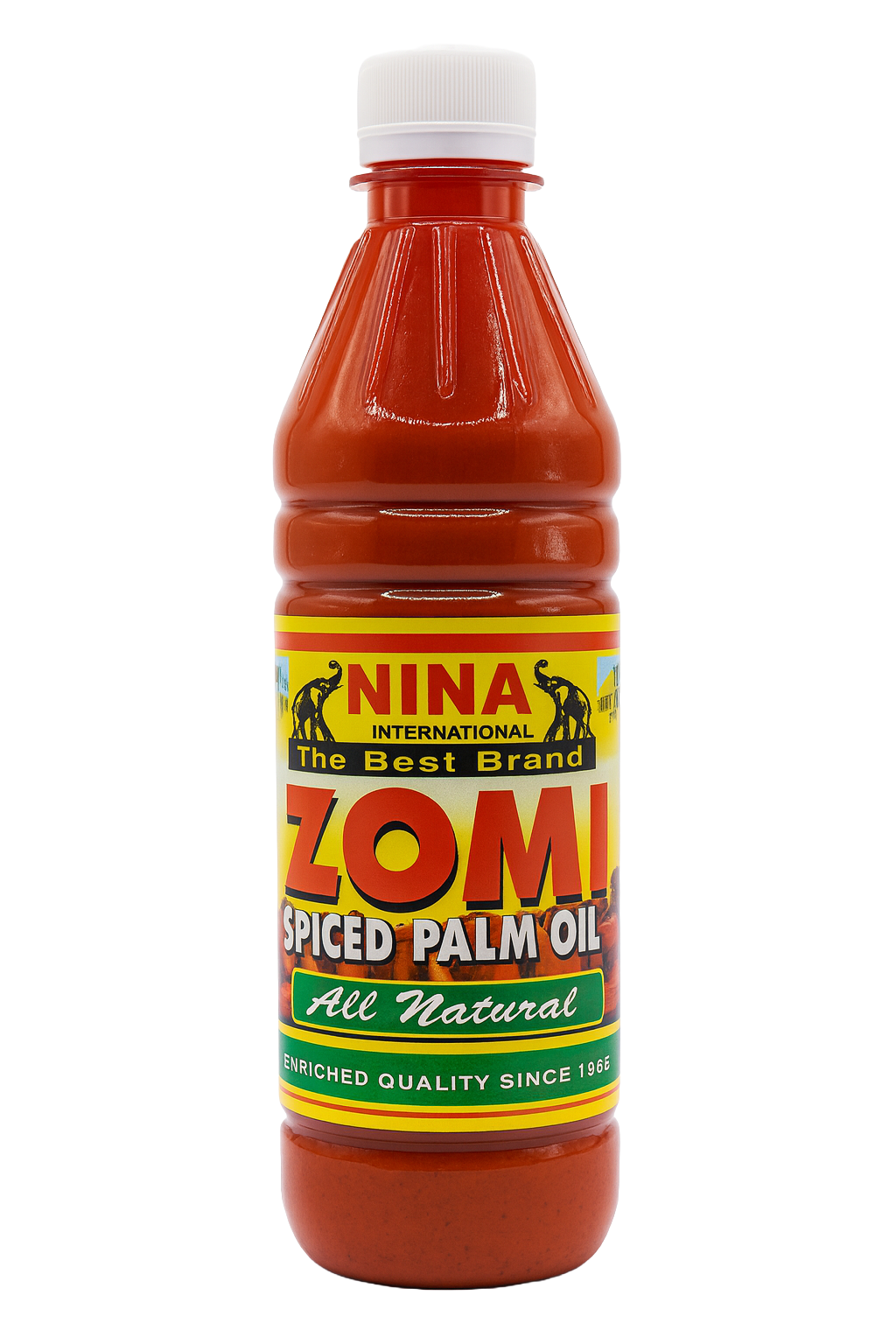 Spiced Palm Oil, 16oz (Zomi, Banga Oil, Red Oil, Huile Rouge Épicée)